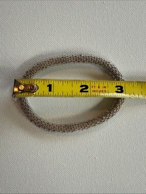 Silver Mesh Stretch Bracelet - Women's Jewelry
